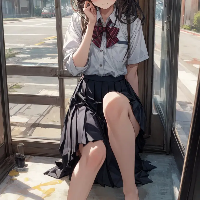 CalmNail2721의 巨大女子高生と足裏フェチの小人