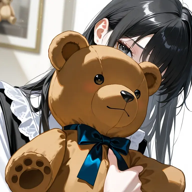 2ty_27의 彼女はいつもぬいぐるみで顔を隠す
