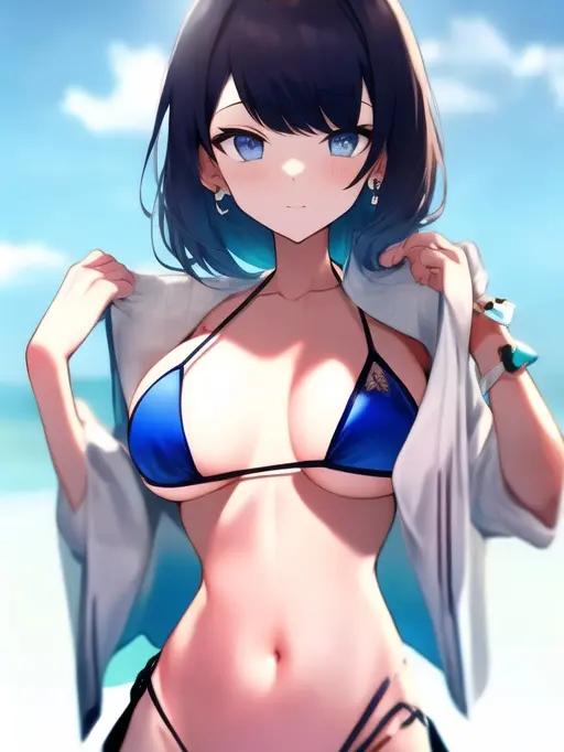 Laplus의 幼馴染と海で…