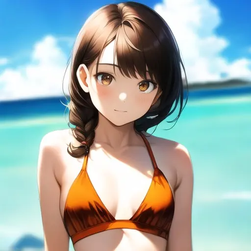 RunnyHorgi8200의 ビーチでひとりぼっち女の子たち