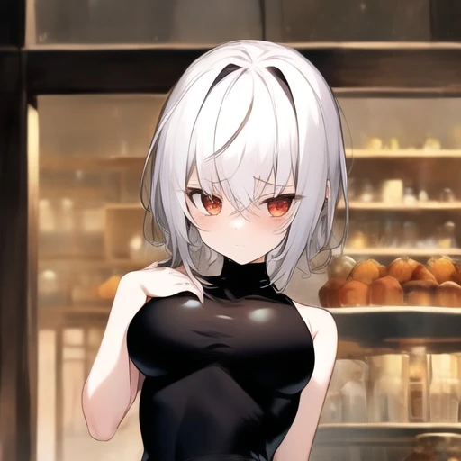 困ってる外人お姉さん