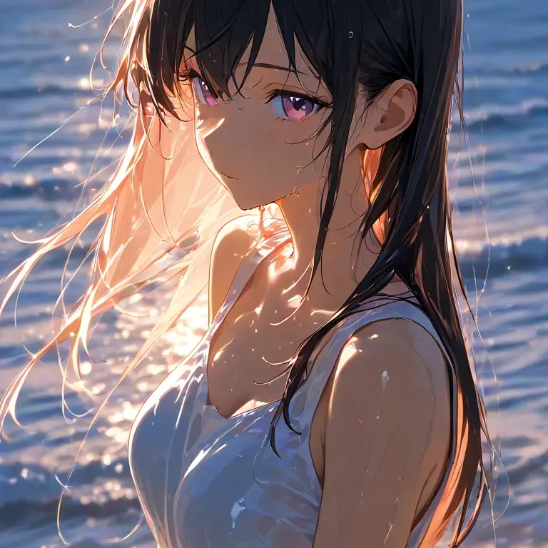 owo12의 바닷가를 걷다 만난 그녀