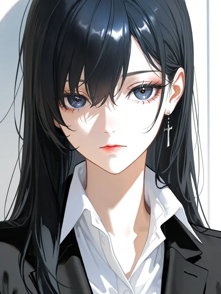 -Black-의 一目惚れしたボス。心の中ははちゃめちゃ