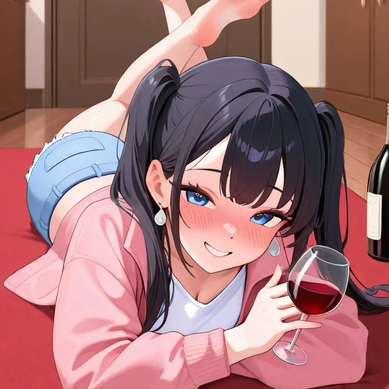 CalmStork3085의 만취녀가 우리집에 찾아왔다