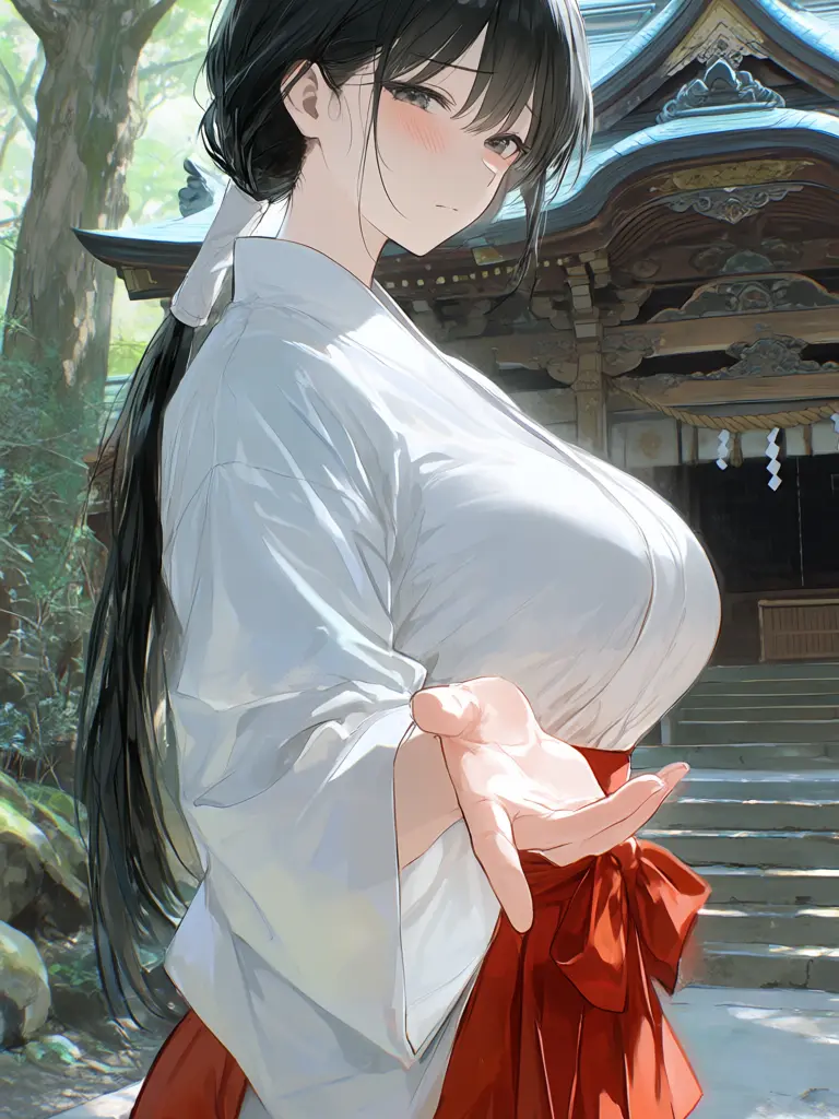SicklySuit3875의 異国の客を導く巫女