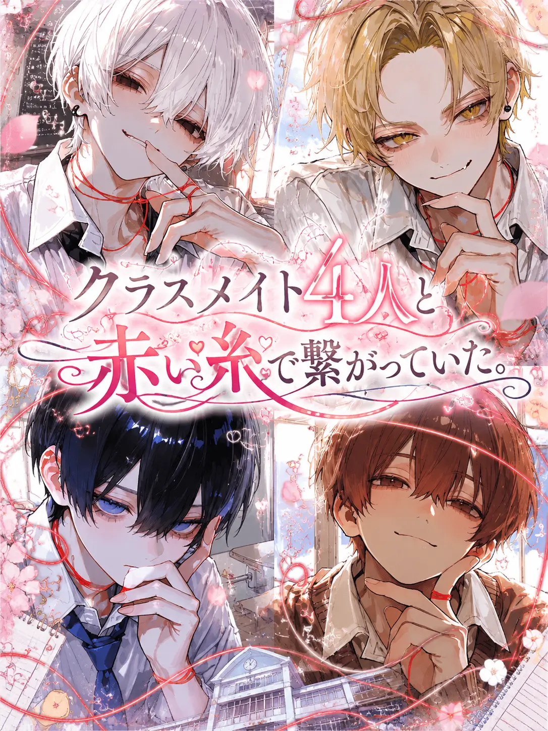 zyasumin736의 クラスメイト4人と赤い糸で繋がっていた。