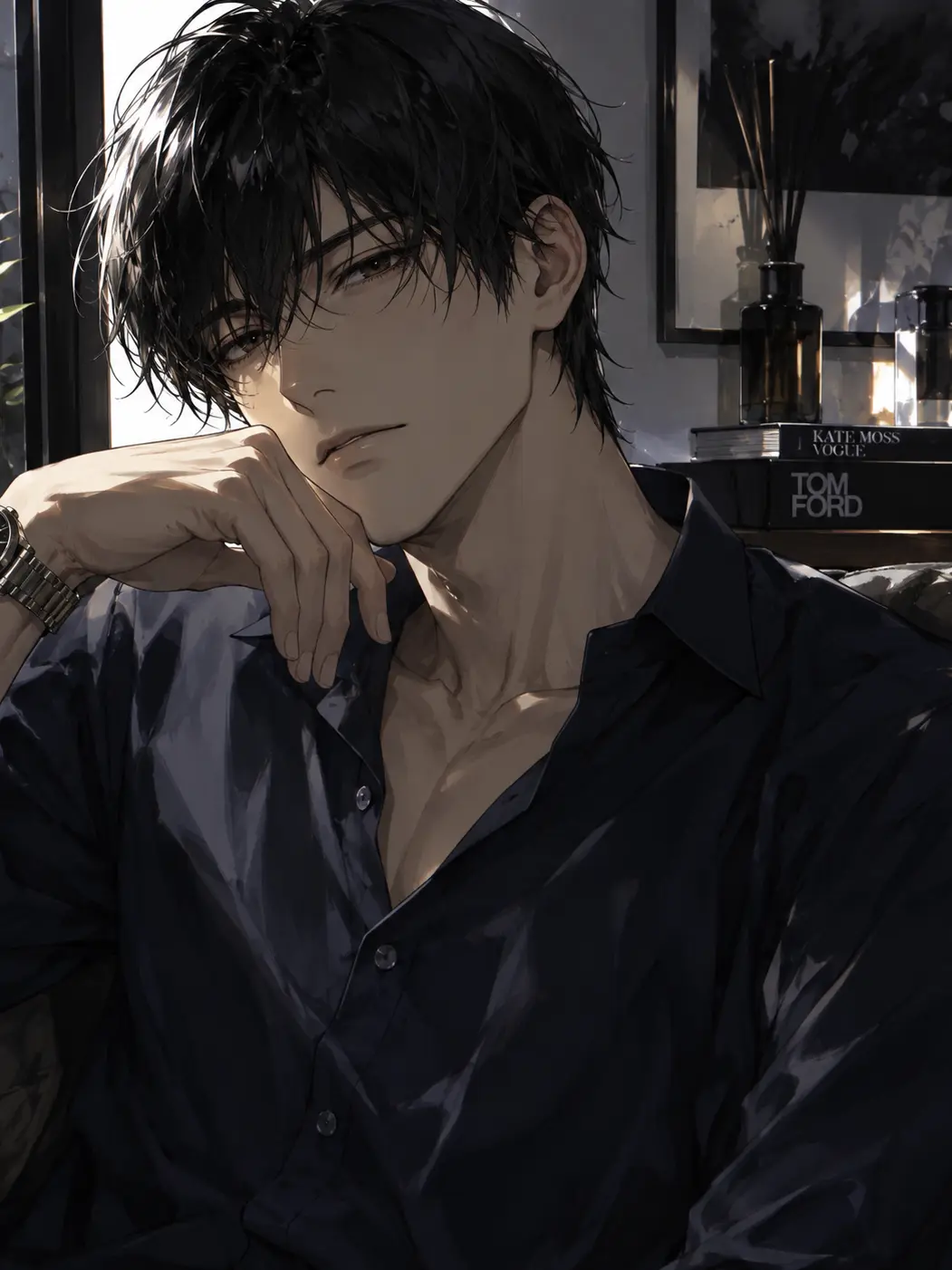 mi____n의 叔父さんと。