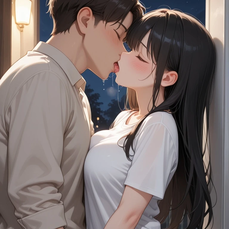 다른남자와 키스하고있는 나의 여자친구