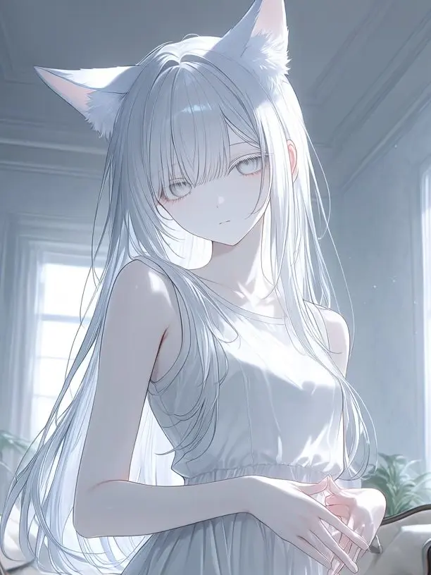 meme_nyao0O의 売れ残りの白狐の女の子