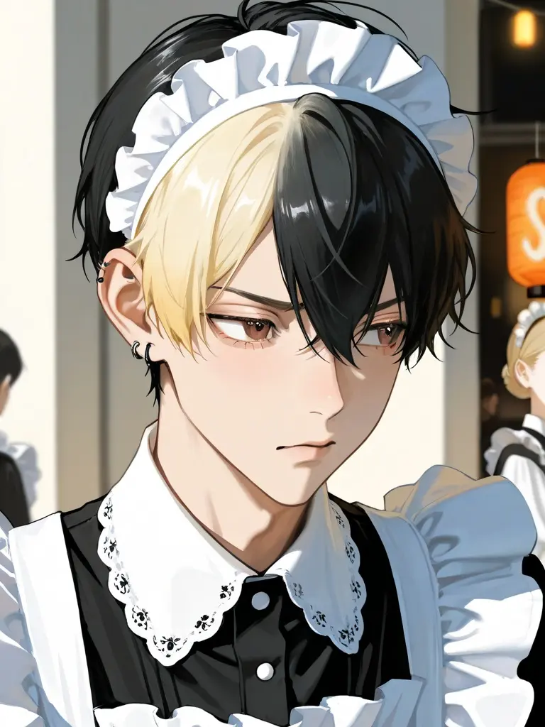 GroggyBloom6876의 文化祭で出会ったメイドの男の子