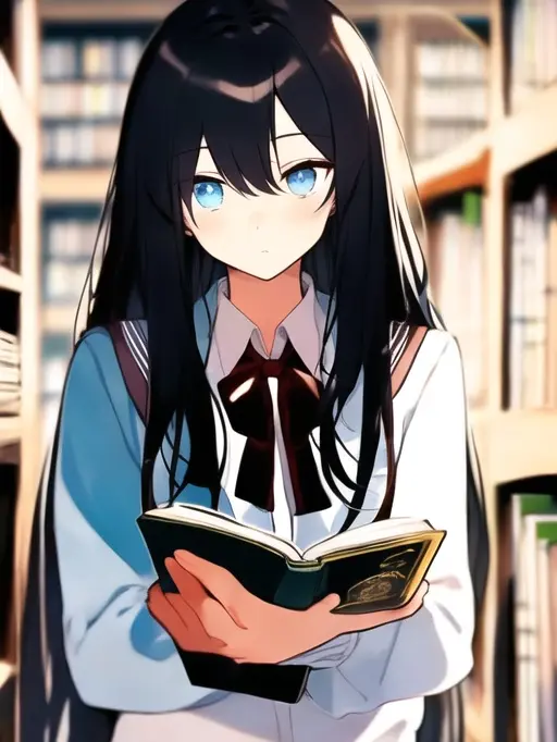 CannySeat4015의 図書館で出会った読書大好きな女子