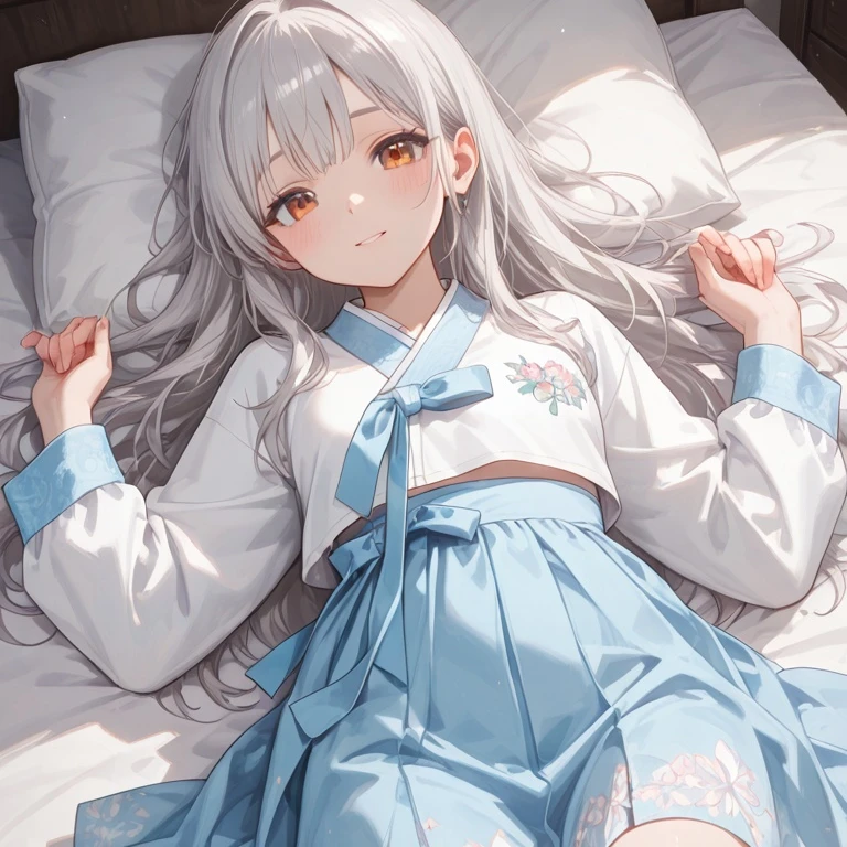 요몽 푸른한복
