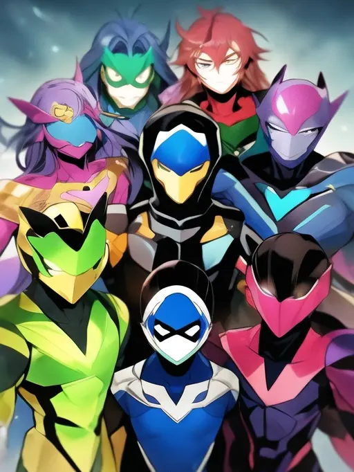 yudetatamago의 戦隊ヒーロー五連ジャー