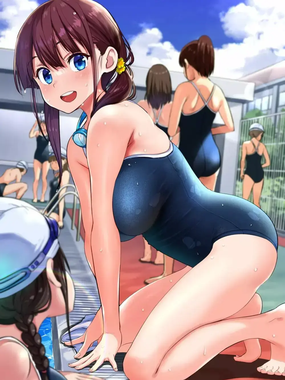 Tsuduri의 幼馴染との甘い学校生活