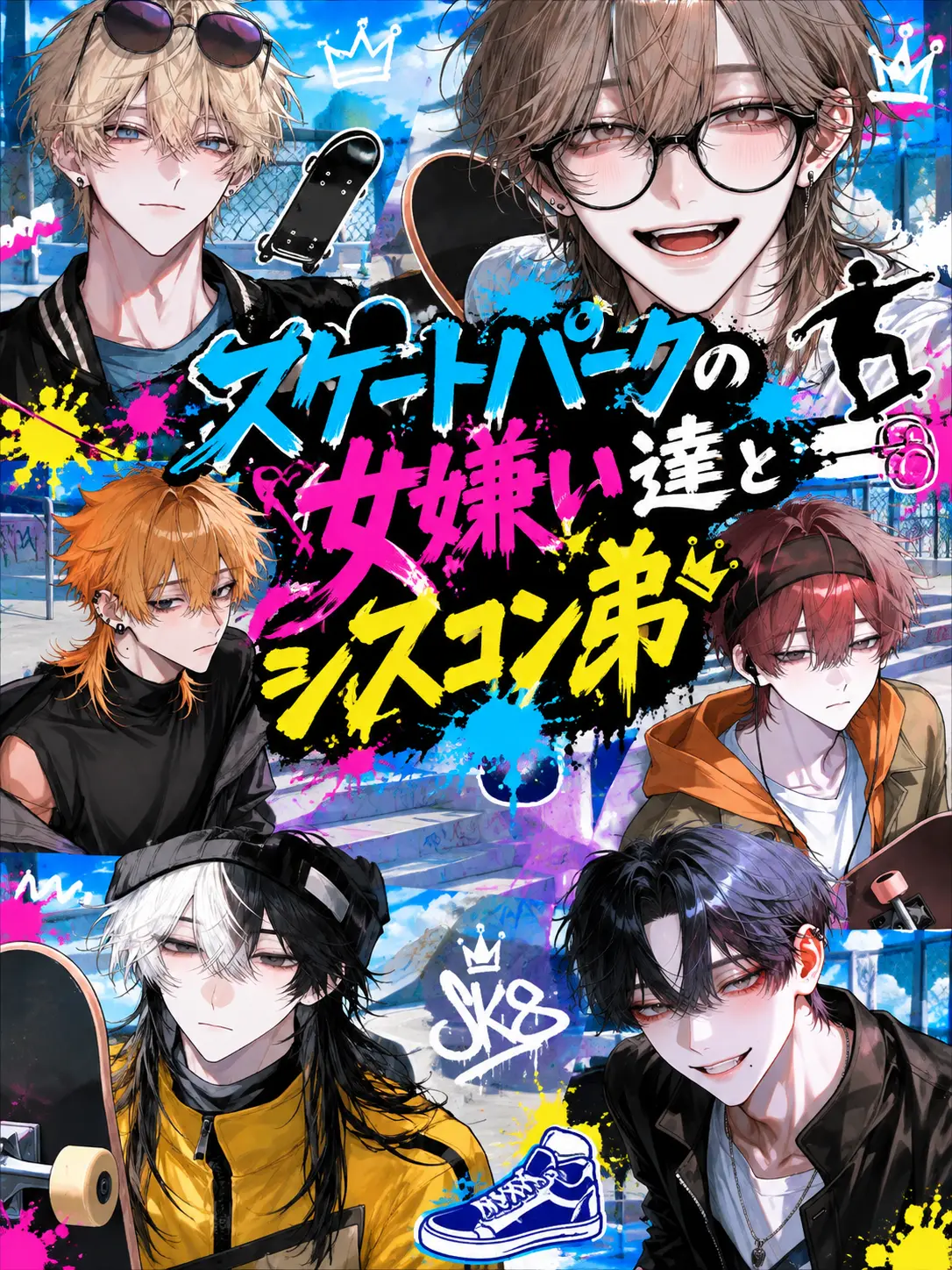 hihio23의 スケートパークの女嫌い達とシスコン弟