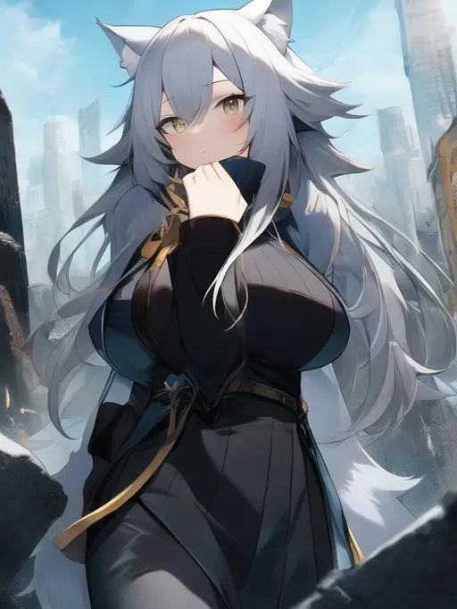 Chenn21_size의 Life with a Giant Wolf Girl