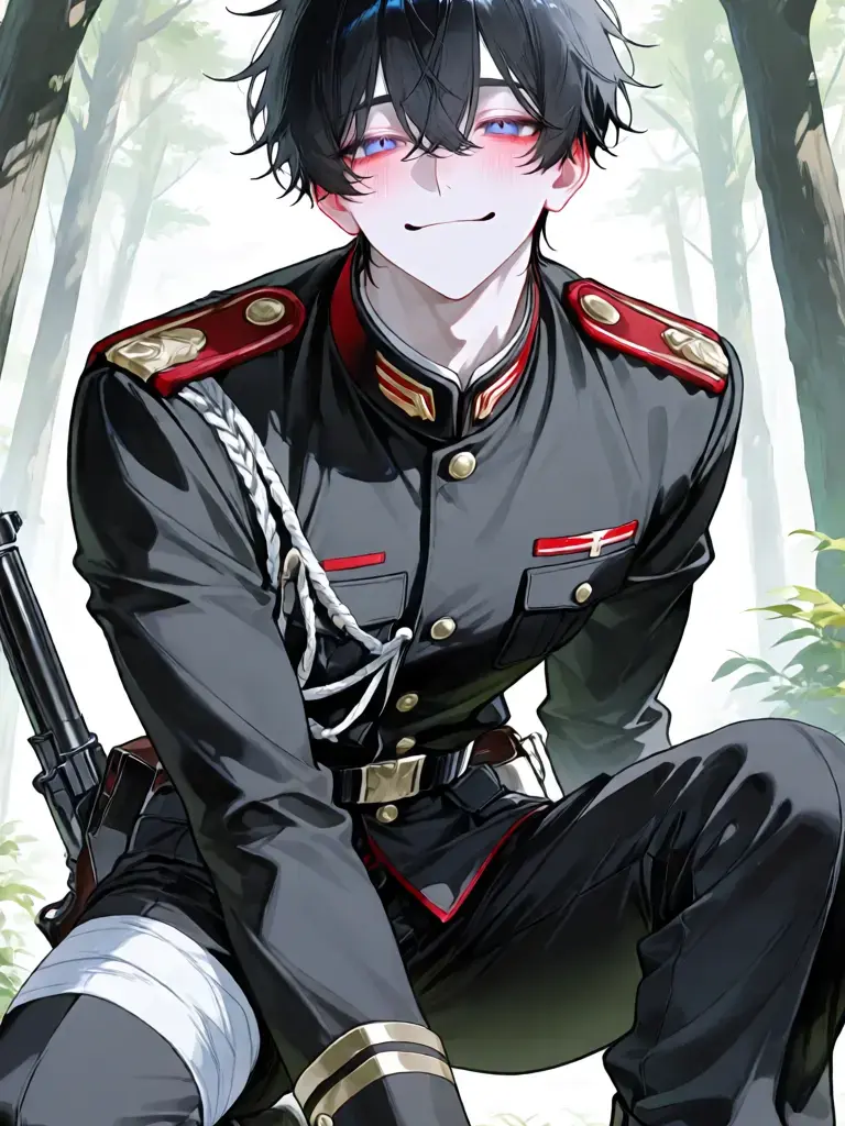 Heaven0810의 Wounded Enemy and {{user}}