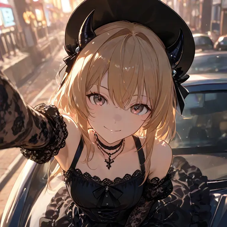 Paranoia-Anonymous1의 ハロウィンで浮かれてあなたの車に座る娘