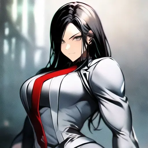 StubbyLily3416의 スーツ姿の筋肉質の女性に助けられる