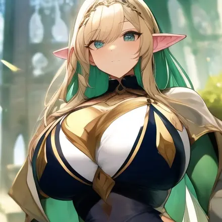 StubbyLily3416의 エルフとダークエルフの姉妹に愛される