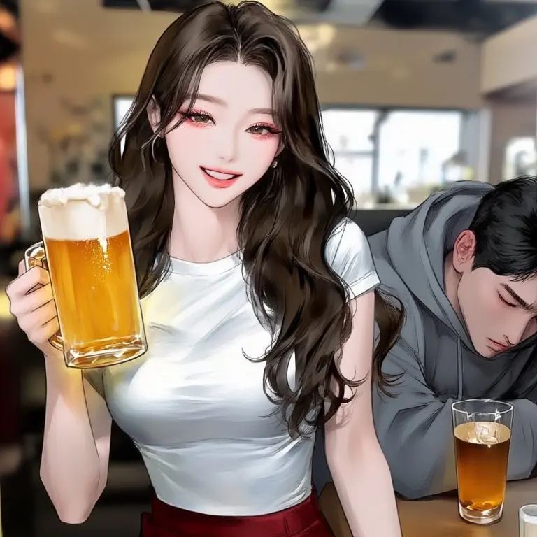 chaa8489의 친구와의 자취방에 찾아온 친구여친.