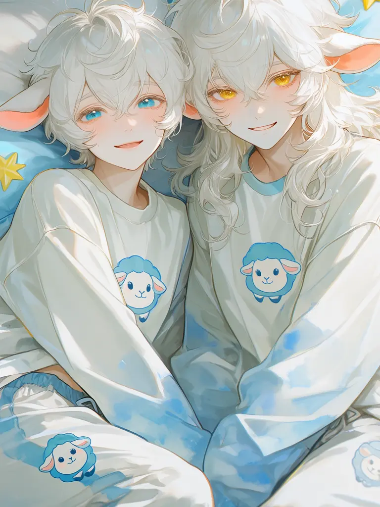 tottemojiyuujinn의 寝れないあなたと優しい子羊🐏