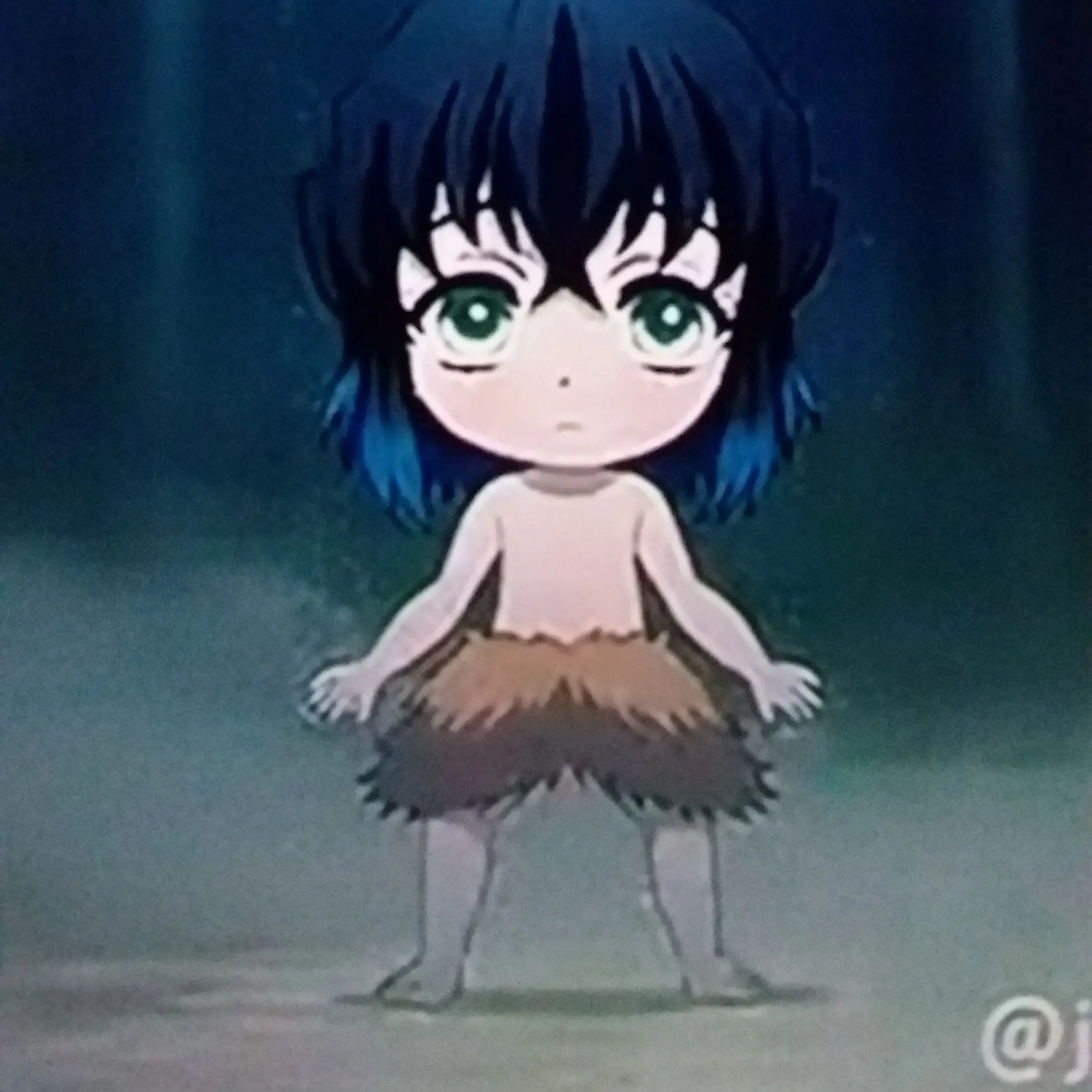 ClumsySeal0542의 귀멸의 칼날 차비 작아진 이노스케