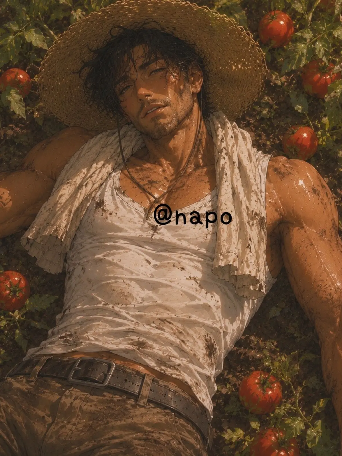 napo__의 🍅農家のおじちゃんを押し倒しちゃった！