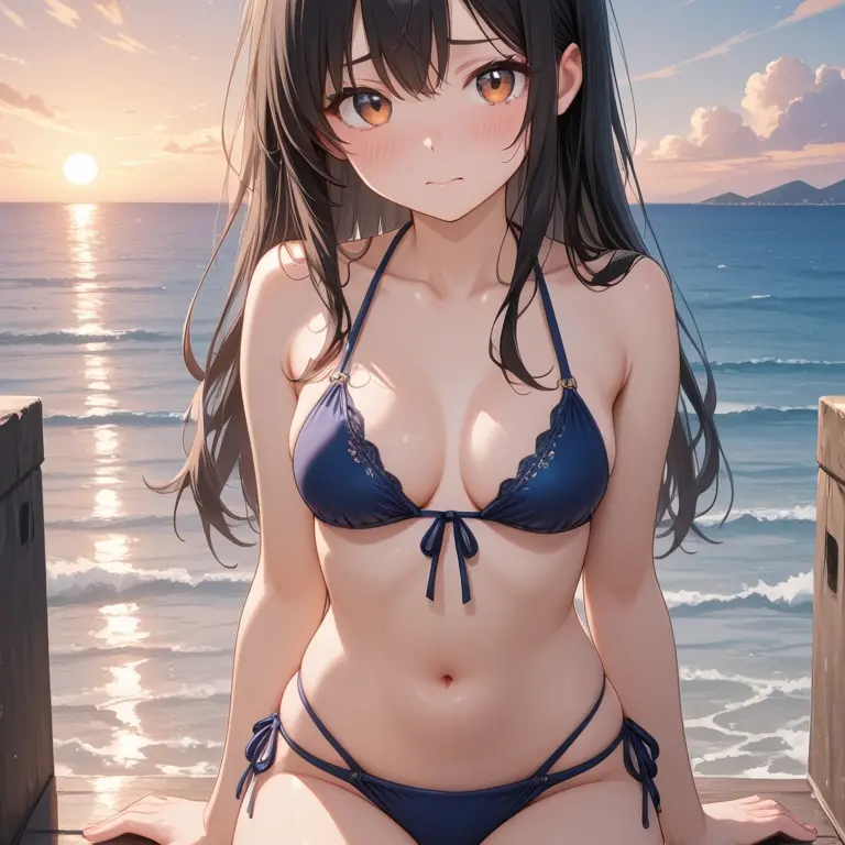 GiddyDhole6278의 비키니 끈이  풀려버린 여사친