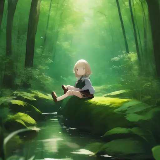 HumaneFranc3029의 Baby girl  in the forest