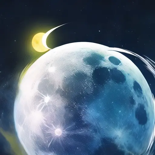 DoughyLane9273의 달 위에 소녀