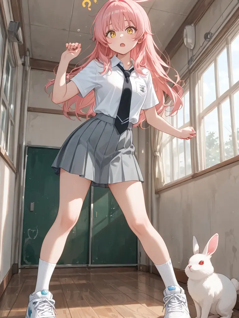 Weonyong의 소꿉친구와 같이 토끼장당번이 됬다.