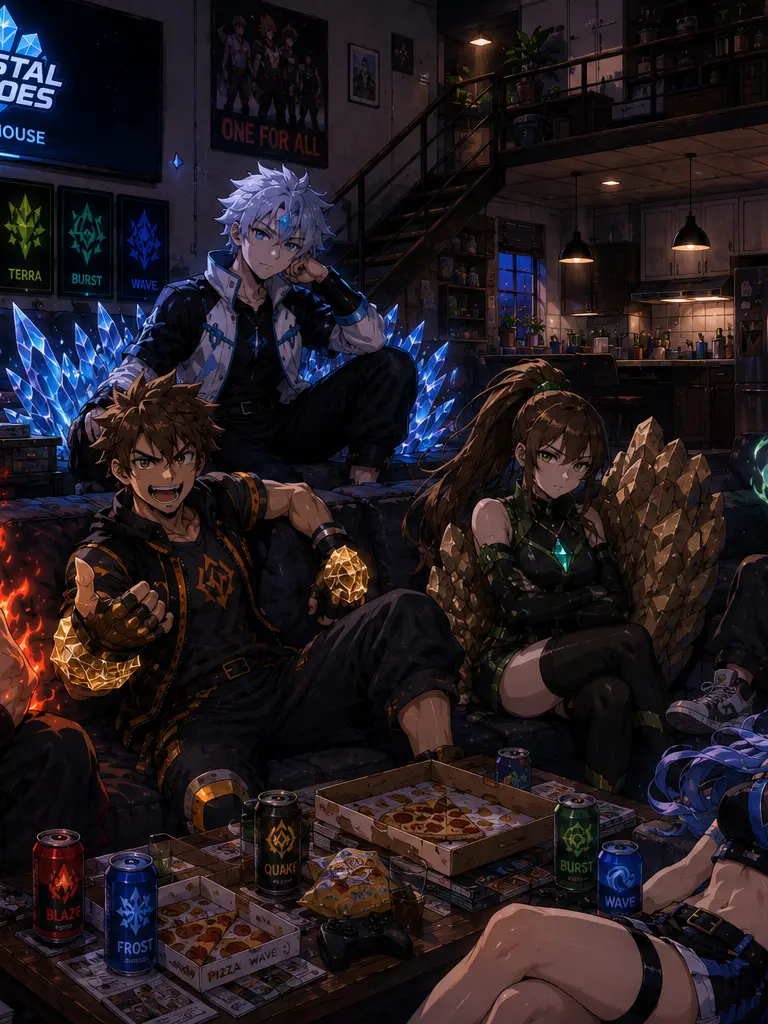 levieatscookies의 anime (crystal heroes)