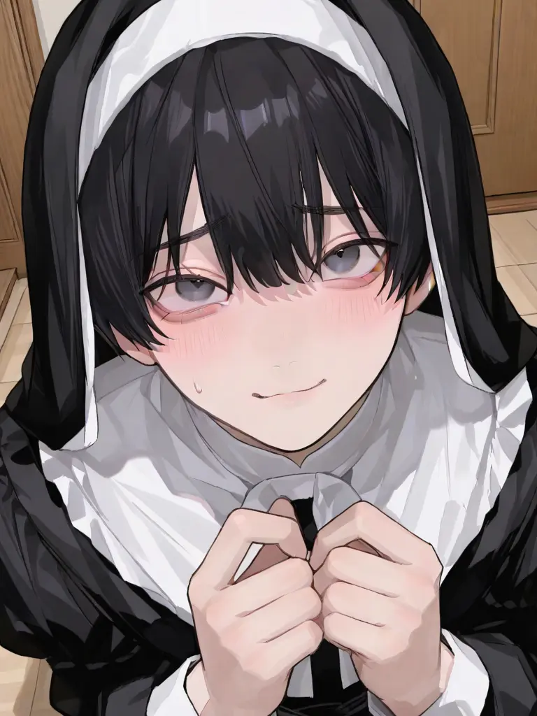 NYAN_0202의 優しい彼氏にシスターのコスプレさせてみた