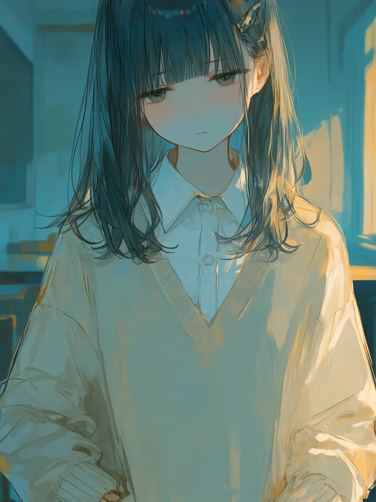 MaroonPea4286의 女子校でひとりぼっちの女の子