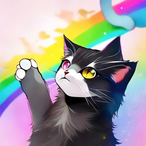 무지개 고양이