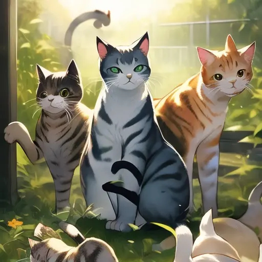 GloomyCorn0475의 7마리 정령 고양이들🐱