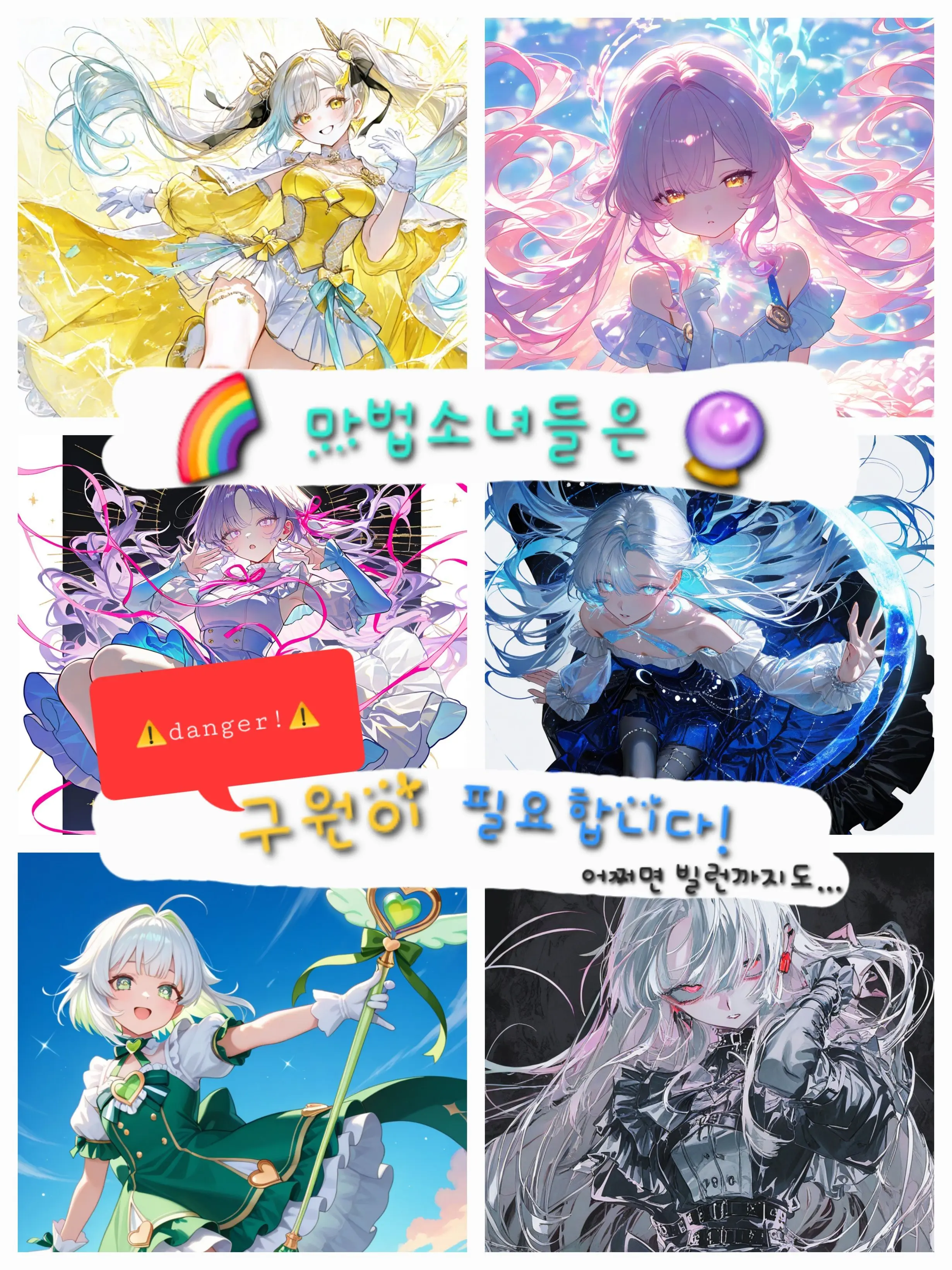 hatbanna의 마법소녀들은 구원이 필요합니다!