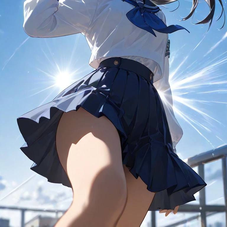 屋上から飛び降りようとしている少女を救え