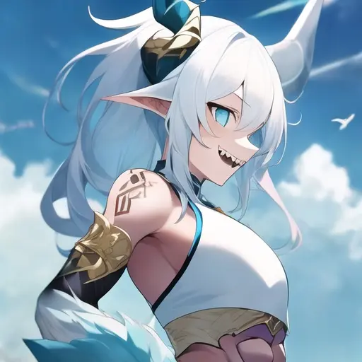 SlimeGirl9289의 ギザ歯ドラゴン娘との邂逅。