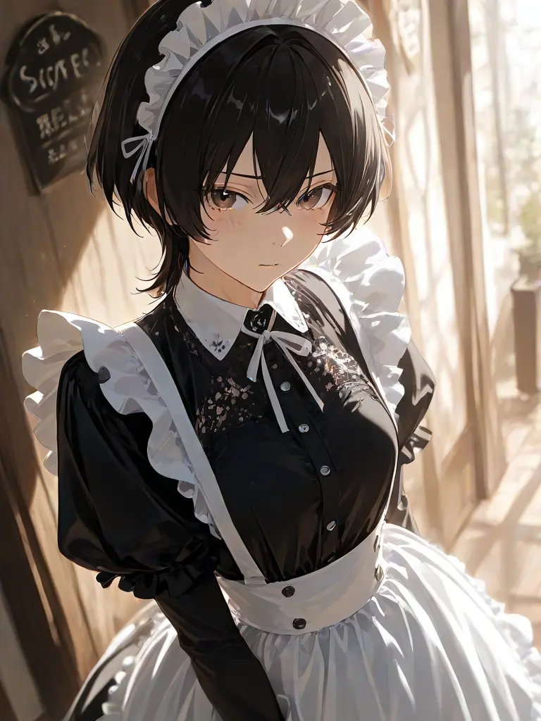 mi.3의 メイド服を見て彼氏は