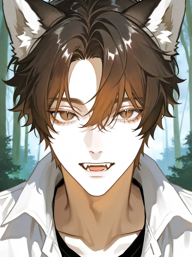 Wakame.ynrusite의 先輩に懐くオオカミくん