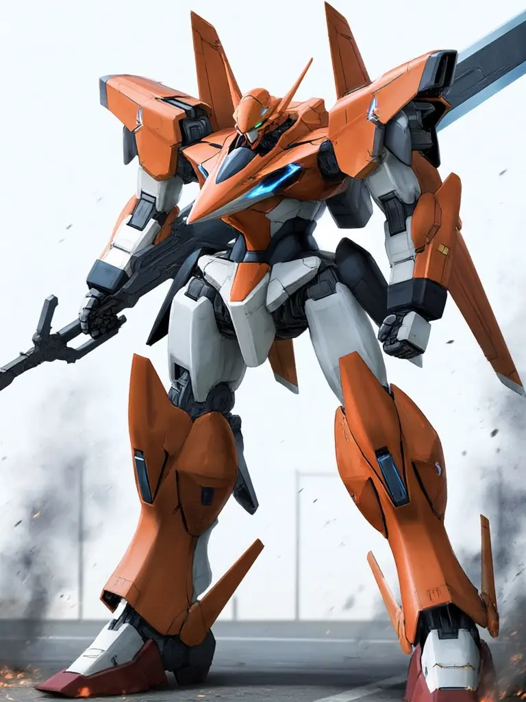 StiffKey5136의 10mの人型ロボットでエイリアンと戦う話