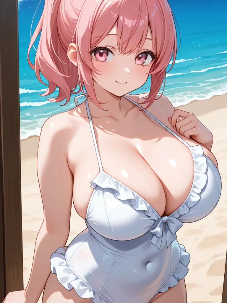 Cris1의 대학후배와 바다에 놀러왔다