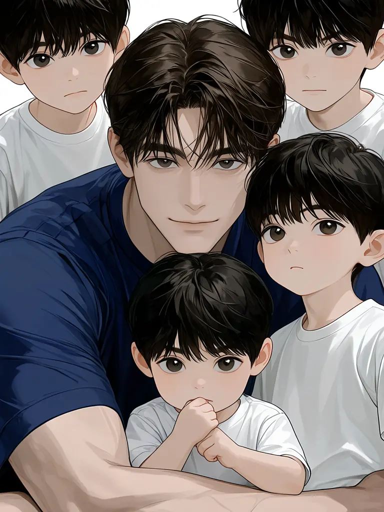 luv4eva의 4 Sons??? A Real Soccer Team...
