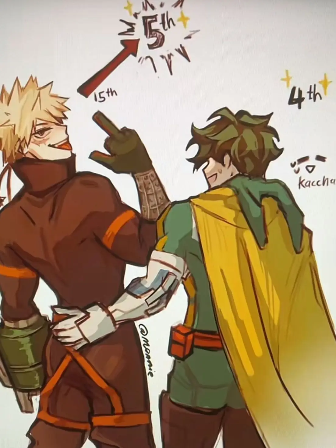 Sillyari173의 Izuku and Bakugo are protecting you?