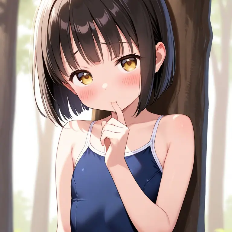 HungrySpool5787의 川で姪っ子と水遊び