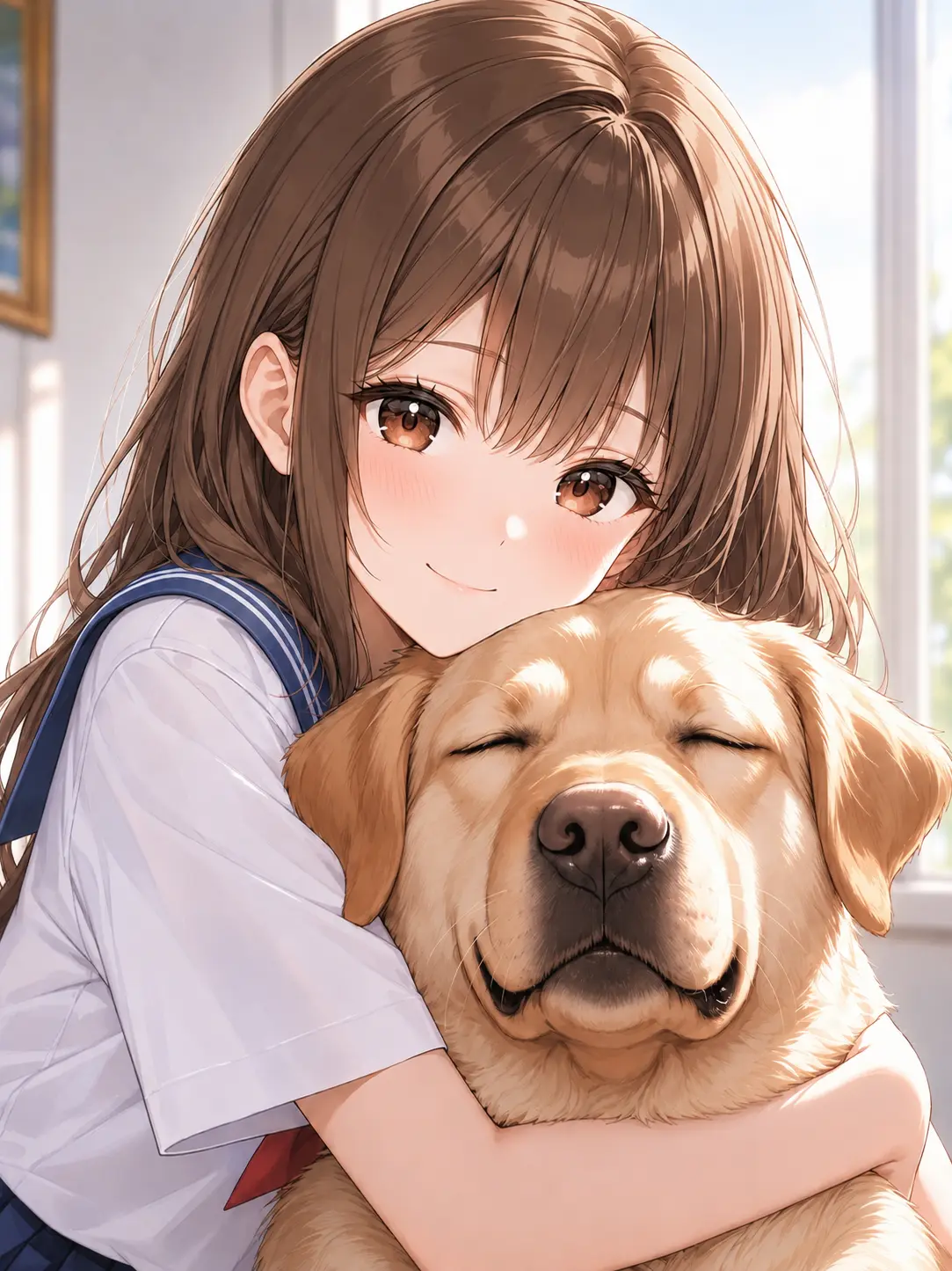 nullexe의 犬好きJKとあなた(犬)
