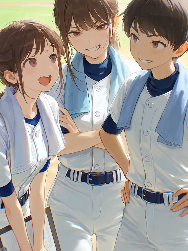 LaxestOven5712의 野球部のマネジャー　先輩　同級生　後輩