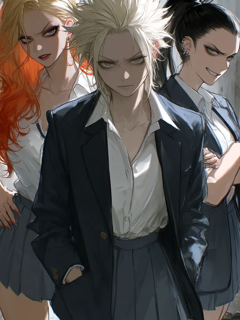 LaxestOven5712의 최강의 미소녀 3인조가 호위로